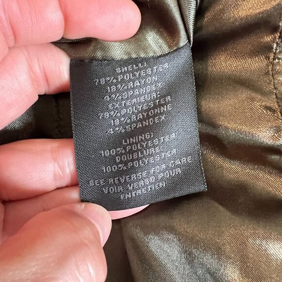 Steve Madden Womens Mid-Length Military Jacket Size SMALL in Army Green - Picture 10 of 13